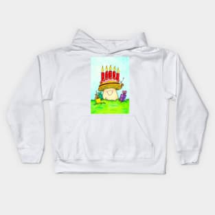 Happy Birthday Mushroom Kids Hoodie